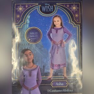 Disney Wish Asha Kids Costume - Purple Toddler 3-4